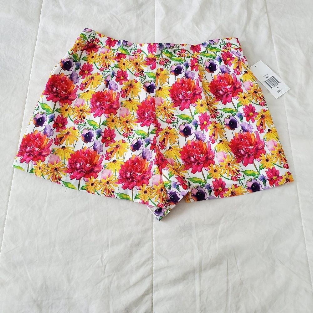 Summer floral shorts